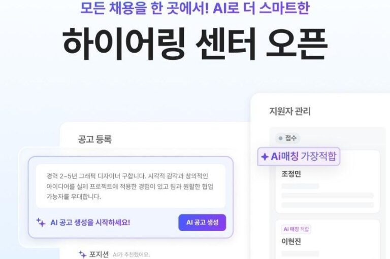 JobKorea ကုမ္ပဏီများအတွက် အလုပ်ခန့်အပ်မှု လုပ်ငန်းစဉ်လွယ်ကူစေရန် ပလက်ဖောင်းတစ်ခုတည်း ထုတ်ပြန်