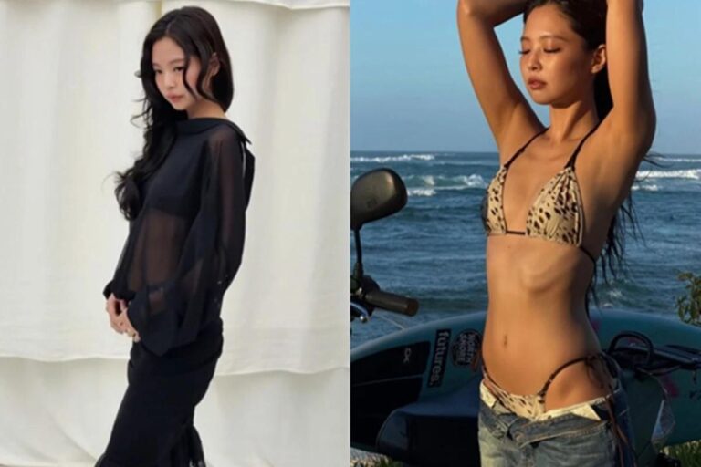 Jennie ၏ sheer ဖက်ရှင်နှင့် bikini ပုံရိပ်များကြောင့် အွန်လိုင်းတွင် အာရုံစိုက်မှုမြင့်တက်